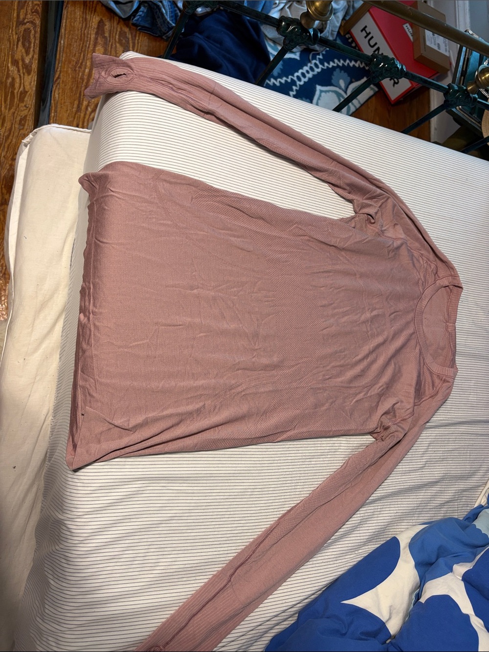 Dusty Rose Long Sleeve Lightweight Top